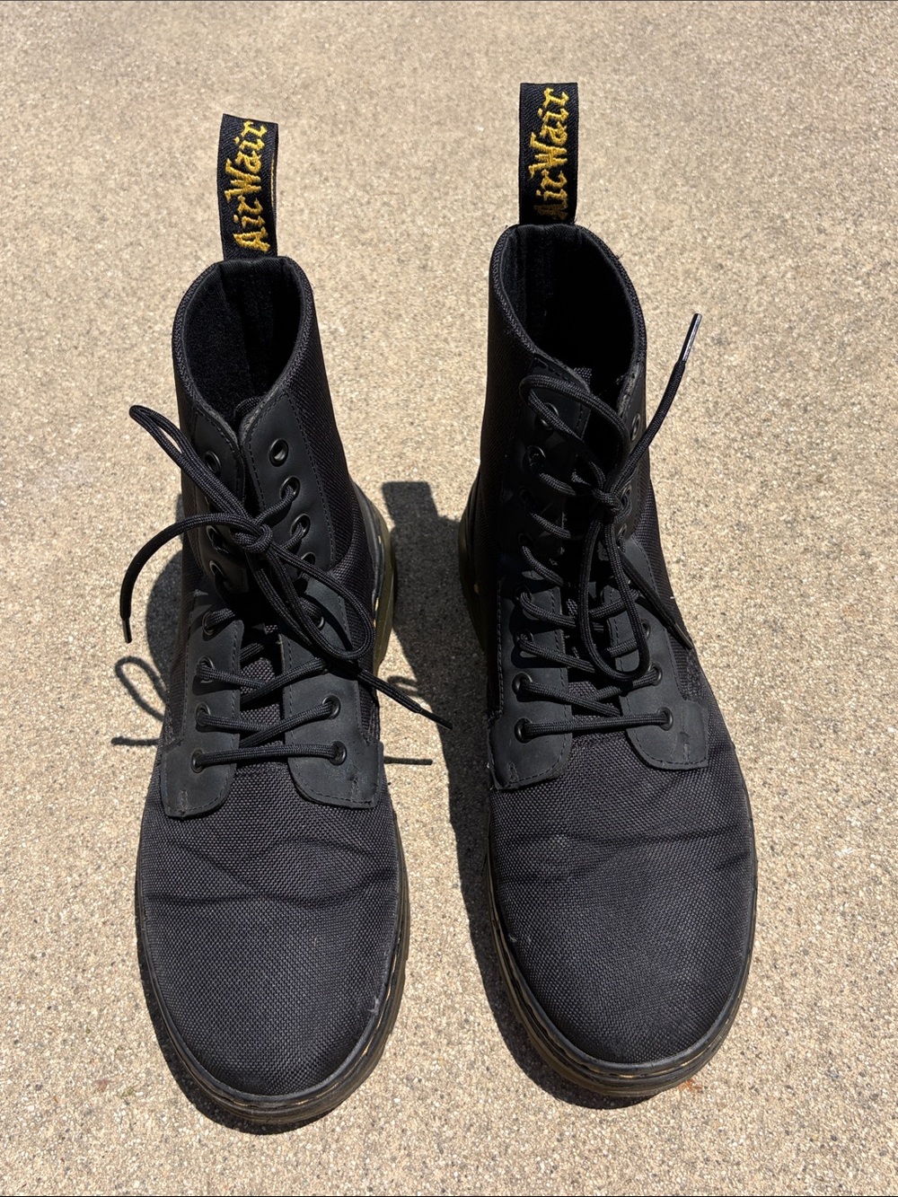 Dr. Martens Combs Casual Lace-Up Boot in Black — worn less than 10x